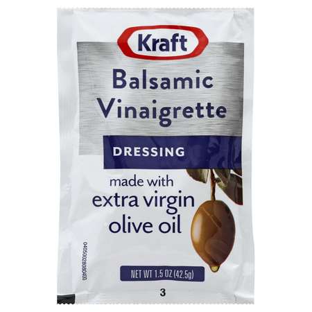 Signature Kraft Portion Control Balsamic Vinaigrette Dressing 1.5oz. Pouch, PK60 10021000011480